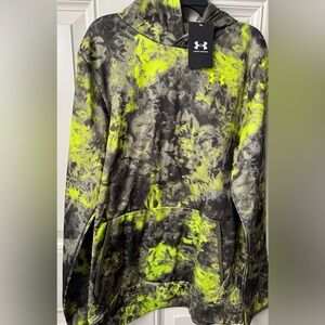 Under Armour Big Boys Fleece Cloud Hoodie Marine Green YXL - NWT